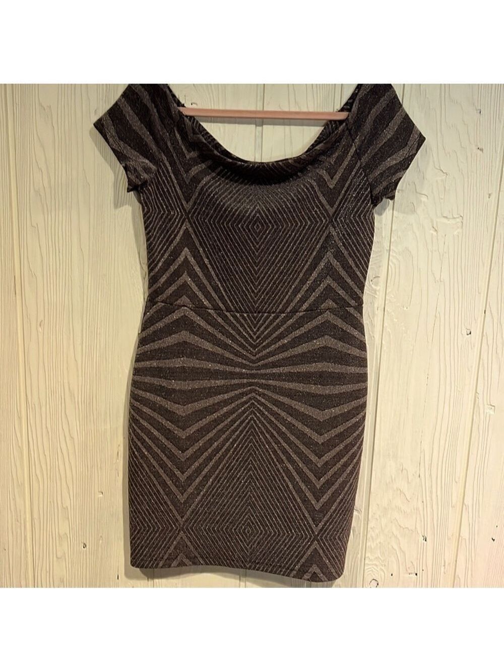 City Studio Off Shoulder Fitted Dress Junior Size 13